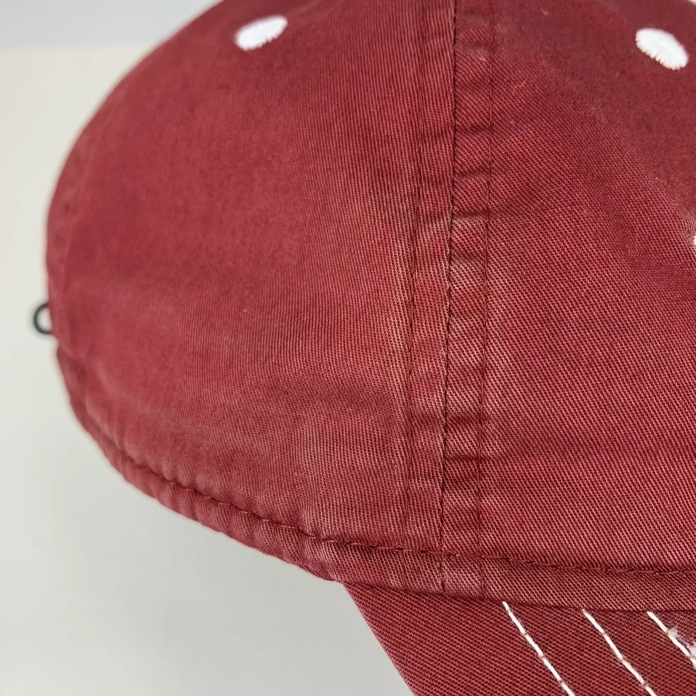Rochelle Ranch Golf Course Hat Rawlins Wyoming Red Adjustable AHead Baseball Cap